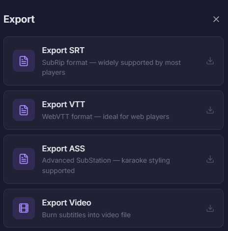 Customize & Export